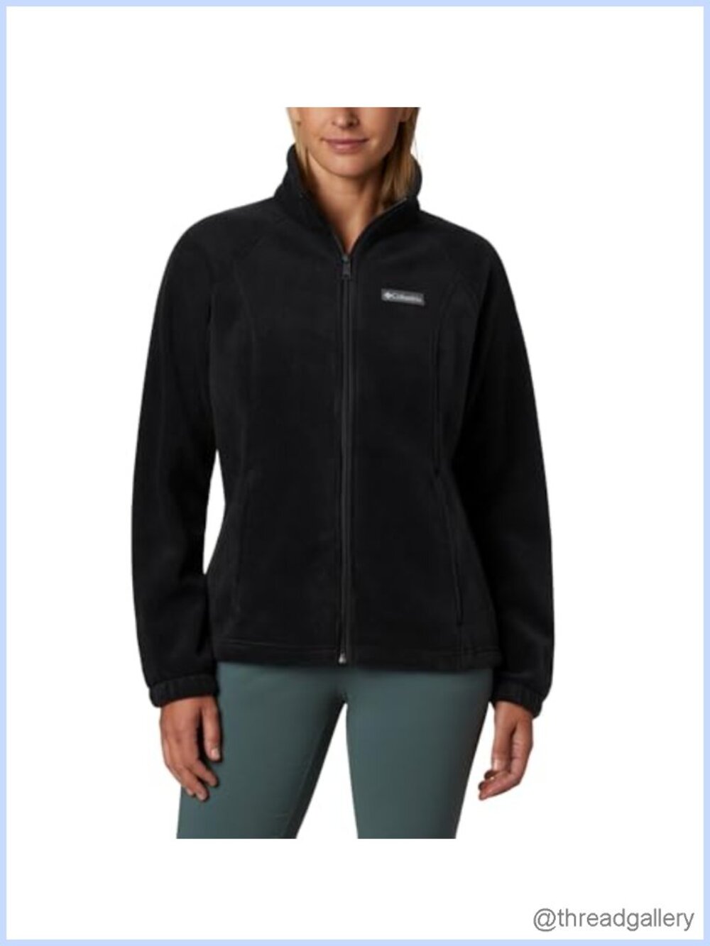 Plus Size Benton Springs Full Zip Fleece Jacket